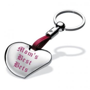 Heart-shaped personalized Keychain